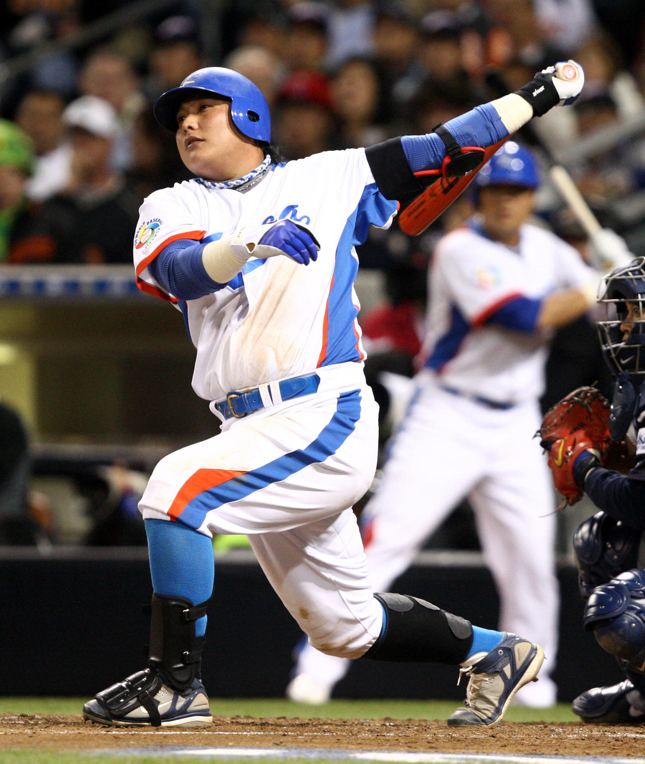 09年3月、WBCの日本戦に出場する韓国の金泰均