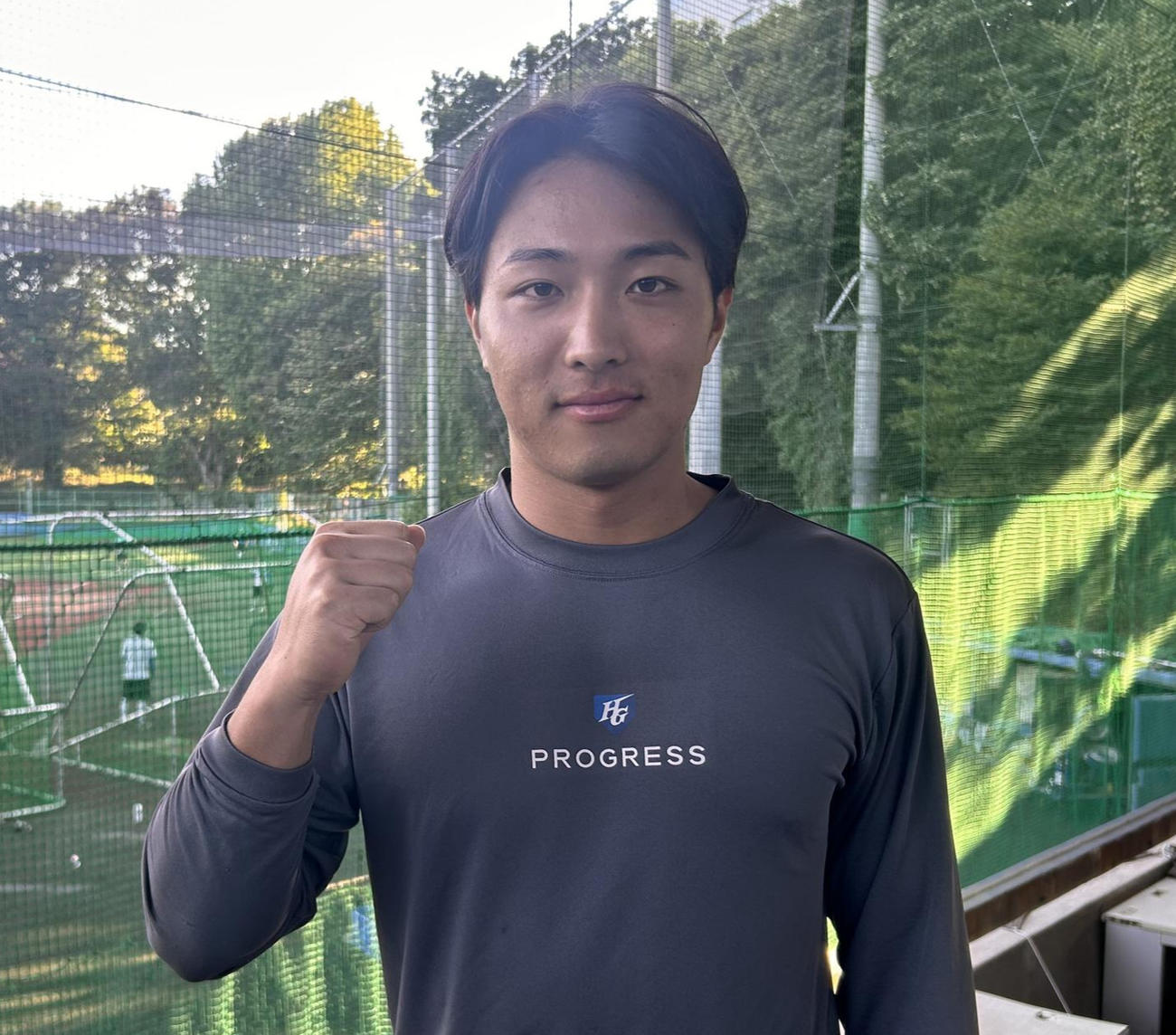 野球を引退して就活に向けて切り替えるという東大・酒井（撮影・平山連）