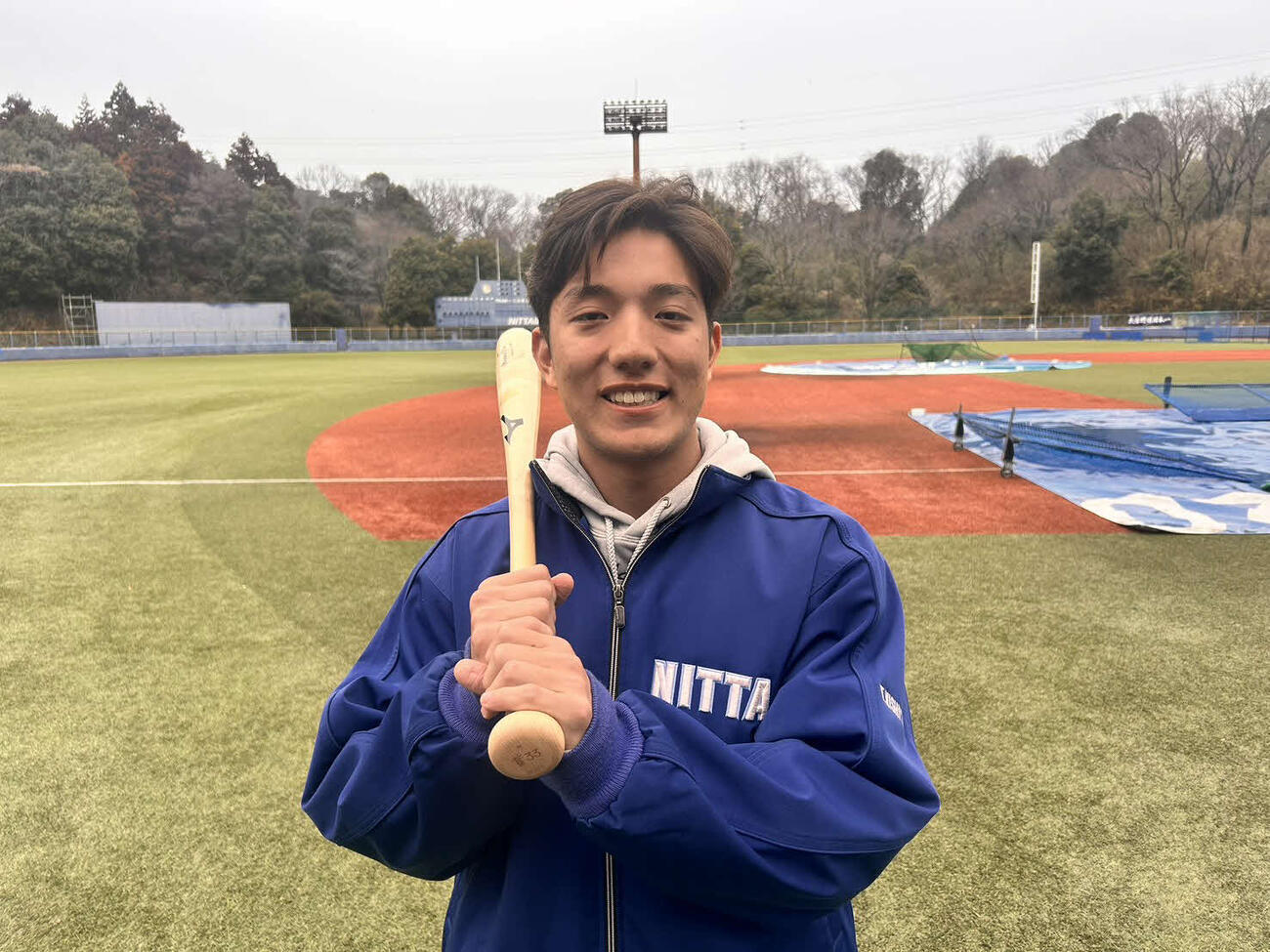WBCブラジル代表に選ばれた西山チアゴ（撮影・平山連）