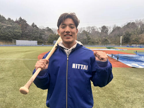 WBCブラジル代表に選ばれた西山チアゴ（撮影・平山連）