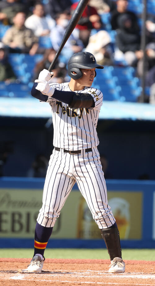 帝京・安藤丈二の構え