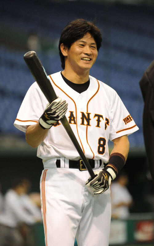 巨人時代の谷佳知氏（2011年8月撮影）