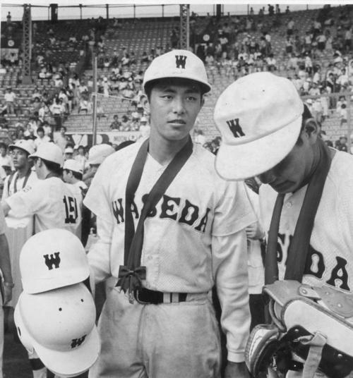 ８０年夏の甲子園決勝で横浜に敗れた早実の荒木大輔。１年生エースとしてチームを決勝まで導いた