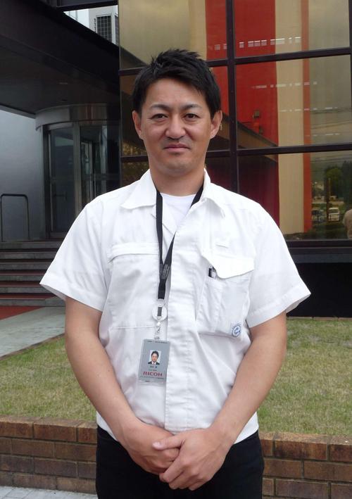 リコーの軟式野球部の監督を務める清水満さん