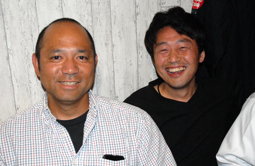主将のそう手克尚さん（左）とエース星野豊さん