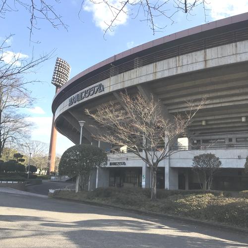 大分大会が開催される別大興産スタジアム（撮影・浦田由紀夫）