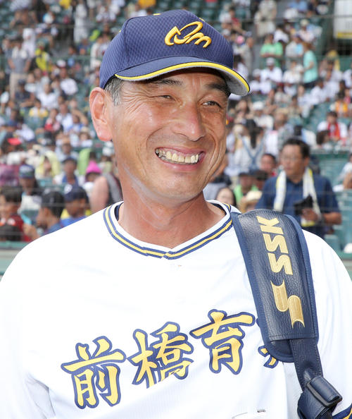 前橋育英の荒井監督（２０１８年８月７日撮影）