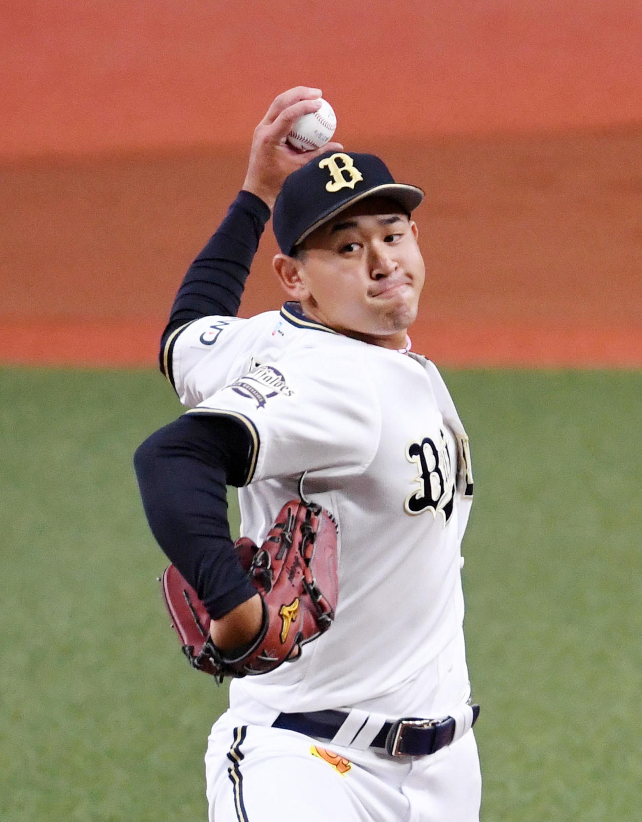 オリックス対楽天18回戦　オリックス先発の宮城大弥（撮影・前岡正明）