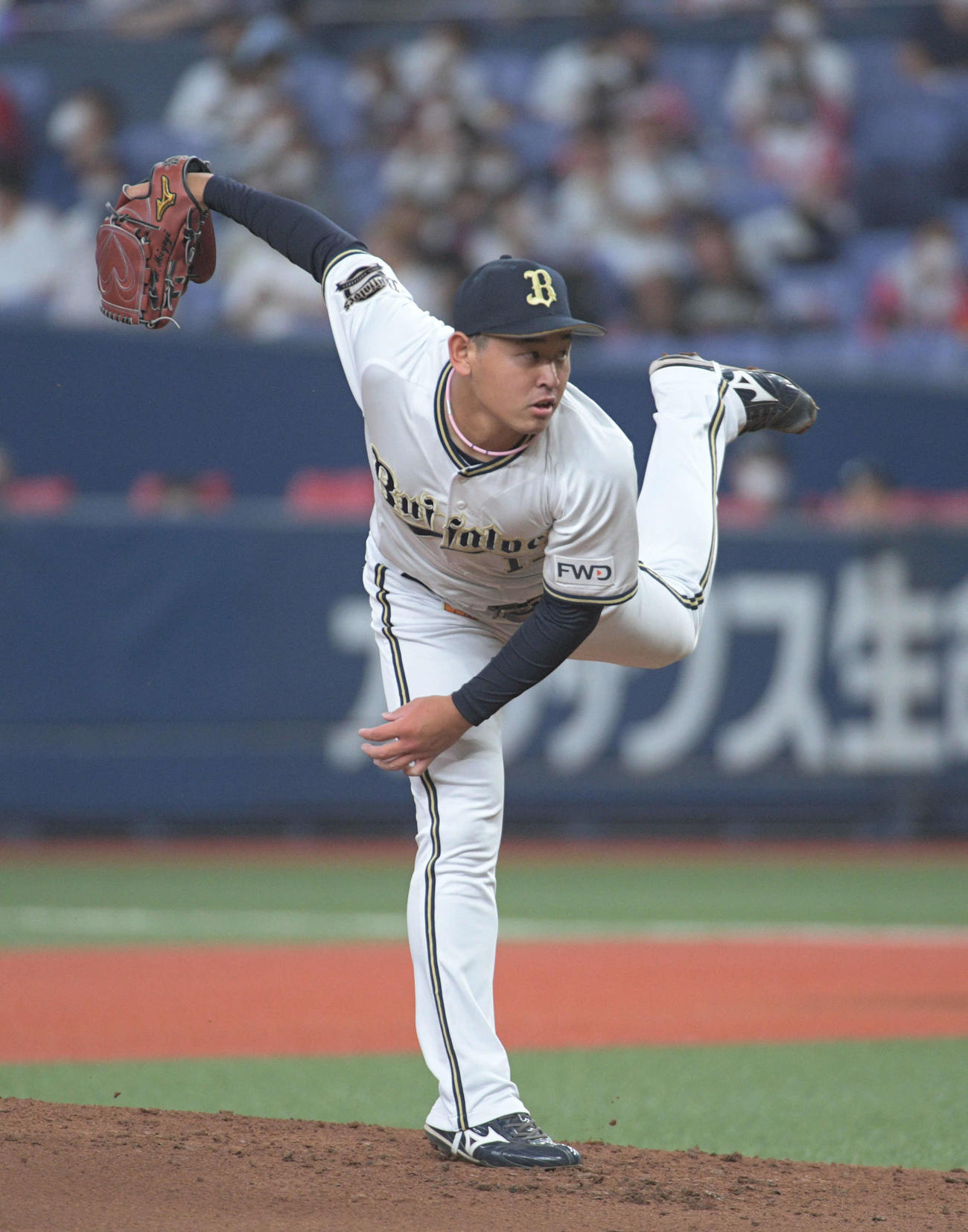 先発し5回2失点のオリックス宮城大弥（撮影・渦原淳）