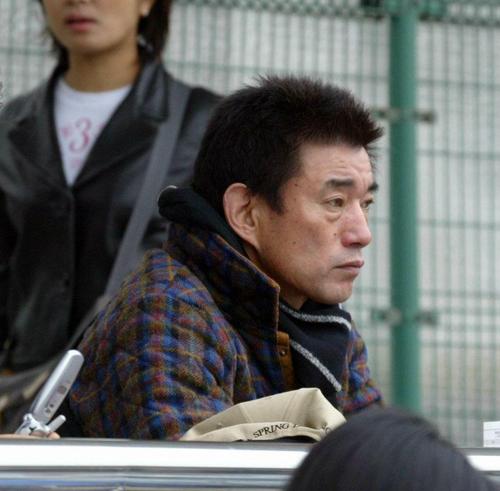 巨人のスコアラーだった２００４年、阪神の春季キャンプを訪れた樋澤氏