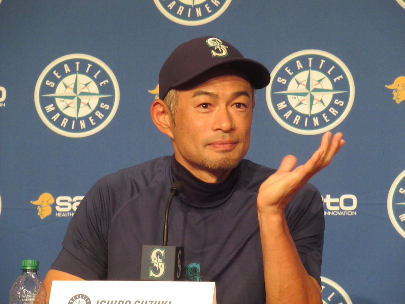 マリナーズの殿堂入り会見に出席したイチロー氏