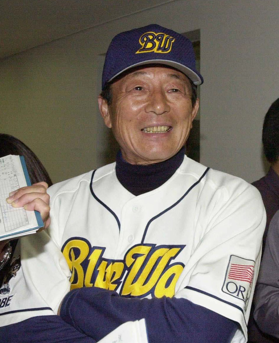 仰木彬監督（2001年5月14日撮影）
