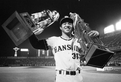 78年オールスターゲーム、掛布雅之はこの試合で3本目の本塁打を放ちMVP表彰