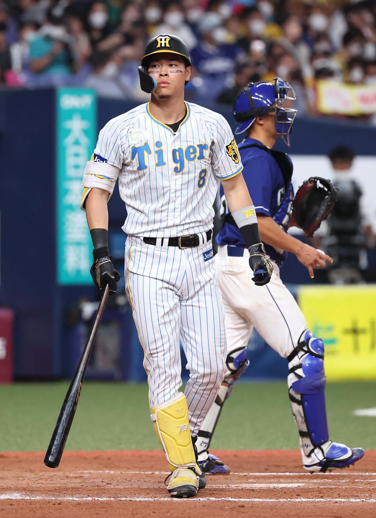 佐藤輝明（2022年8月14日撮影）