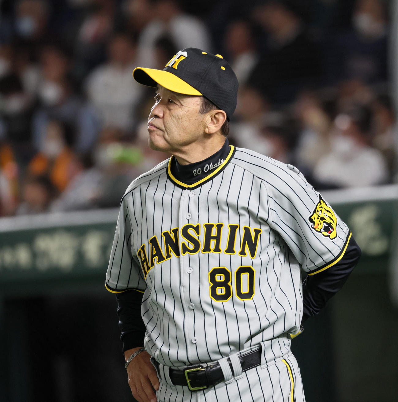 阪神岡田監督（2023年4月12日撮影）
