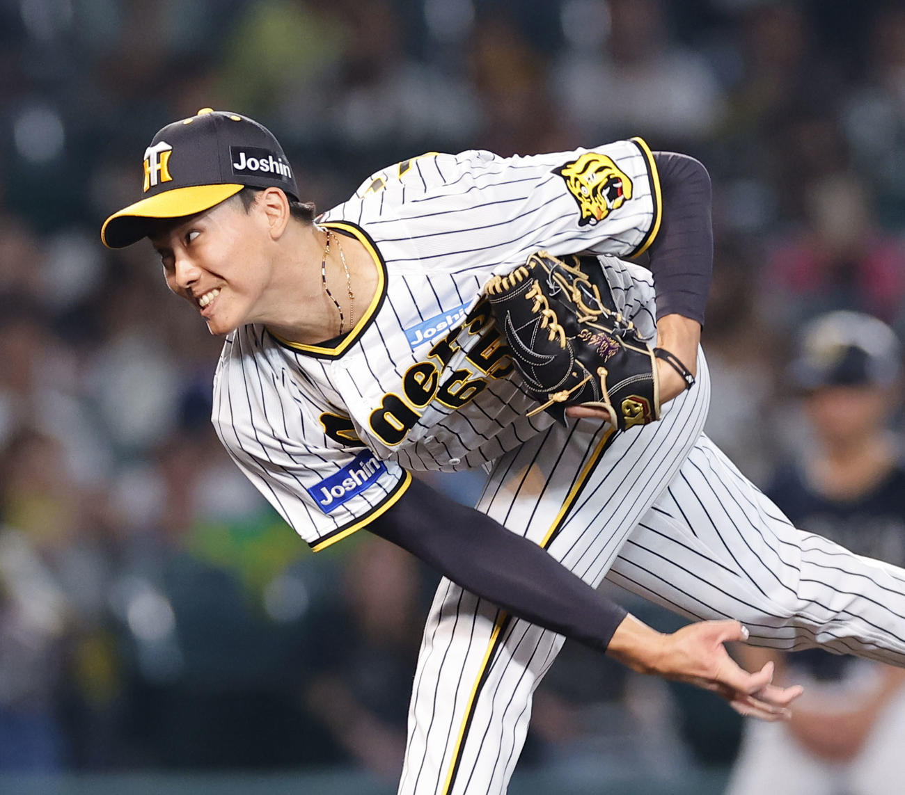 阪神湯浅京己（2023年6月15日撮影）