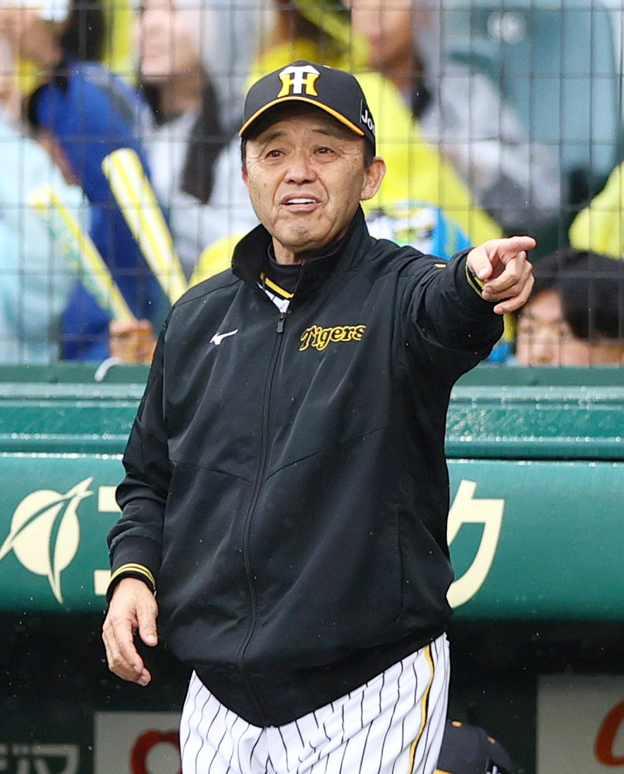 阪神岡田監督（2024年5月19日撮影）