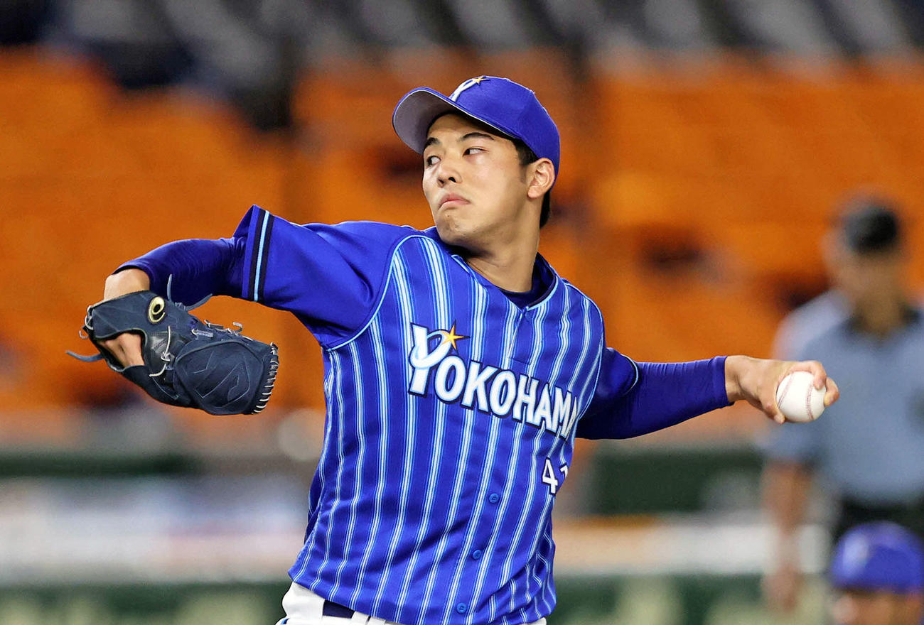 DeNA桜井周斗（2020年7月1日撮影）