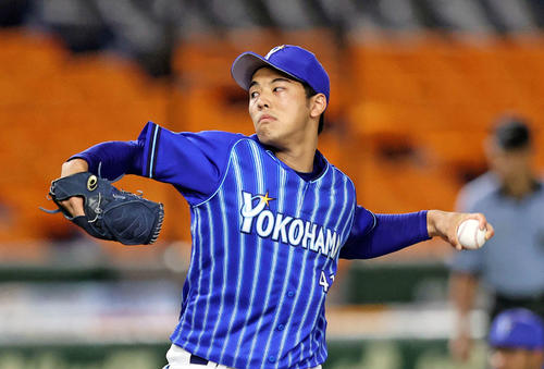 DeNA桜井周斗（2020年7月1日撮影）