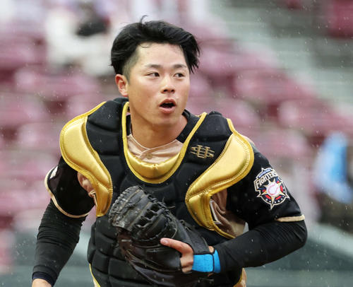 日本ハム梅林優貴（2021年3月14日撮影）