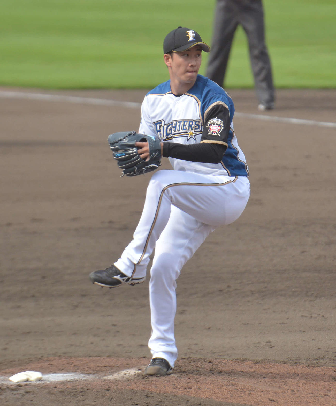 イースタン・リーグ　日本ハム対DeNA 6回表、269日ぶりに実戦登板した日本ハム斎藤