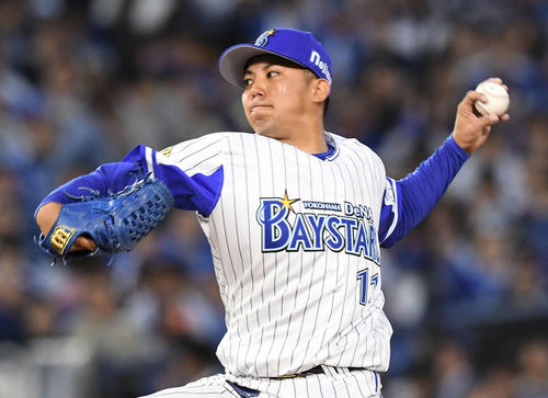 DeNA東克樹（2019年5月）