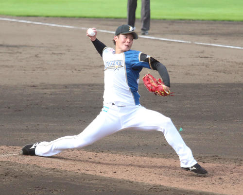 吉田輝星（2021年7月13日撮影）
