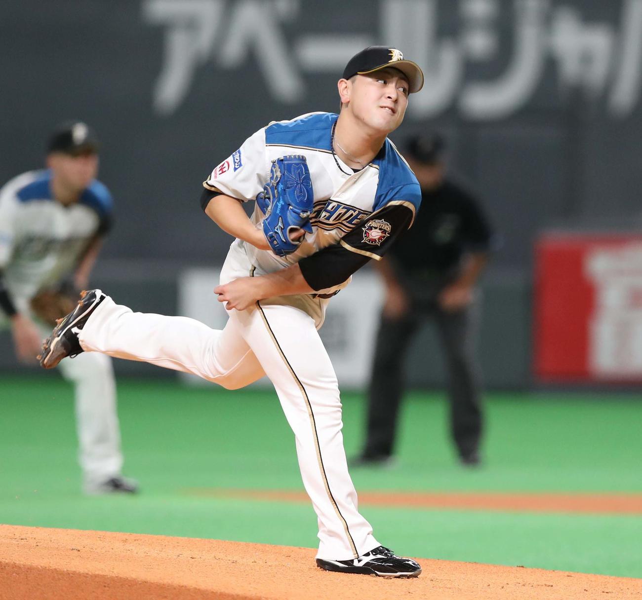 日本ハム河野竜生（2021年10月12日）