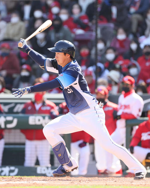 西武山村崇嘉（2022年3月6日撮影）