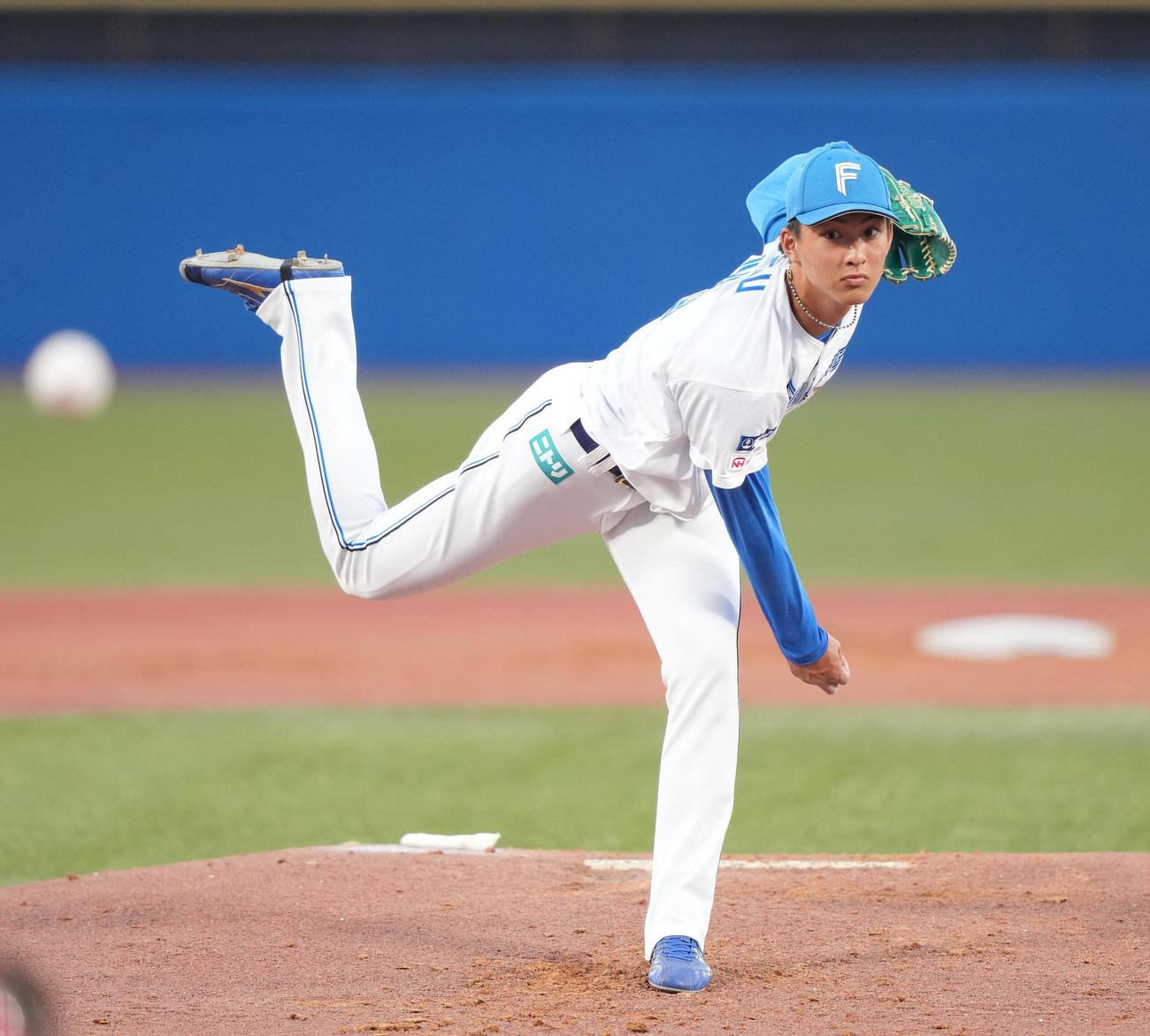 日本ハム達孝太（2022年8月1日撮影）