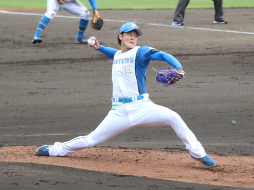 11日のイースタン・リーグDeNA戦に先発で4回2安打2失点（自責0）だった日本ハム吉田