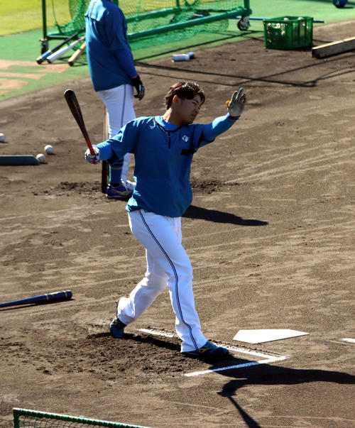 日本ハム田宮裕涼（2022年10月26日撮影）