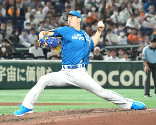 日本ハム矢沢宏太(2023年6月撮影)