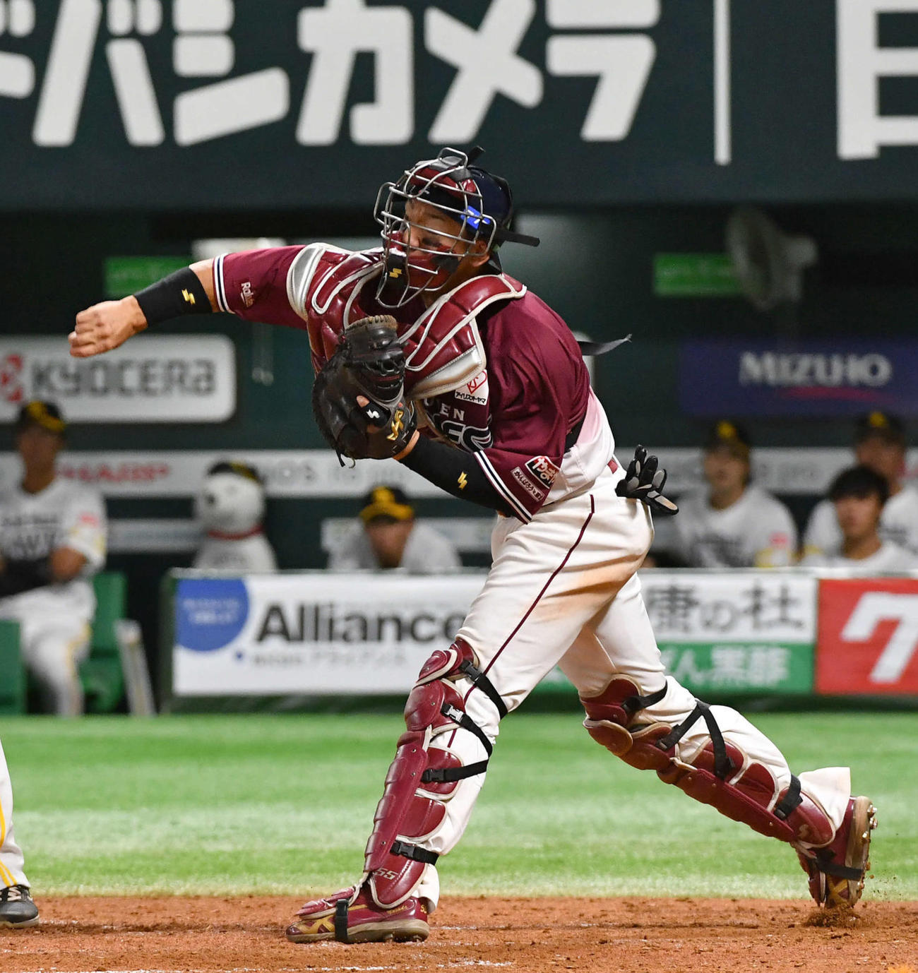 楽天安田悠馬（2023年9月9日撮影）