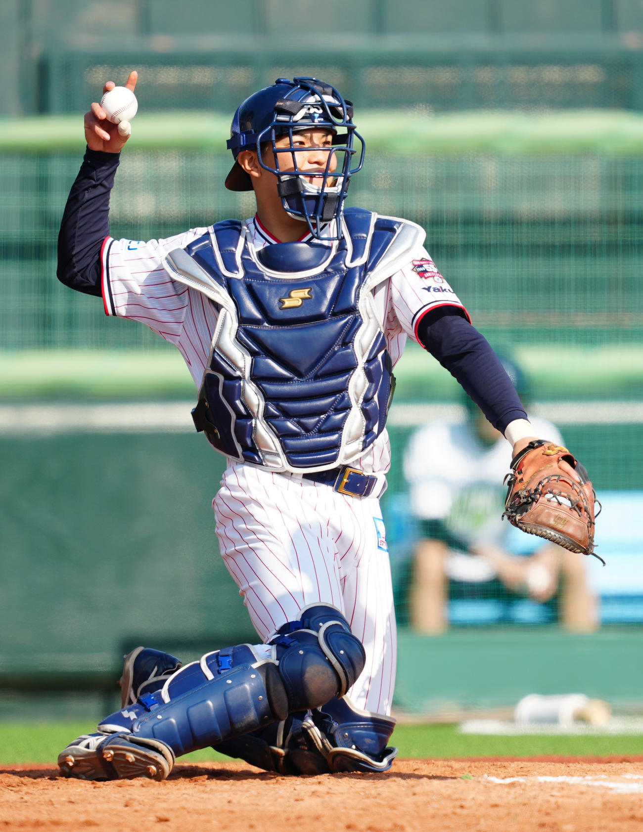 ヤクルト鈴木叶（2024年3月撮影）
