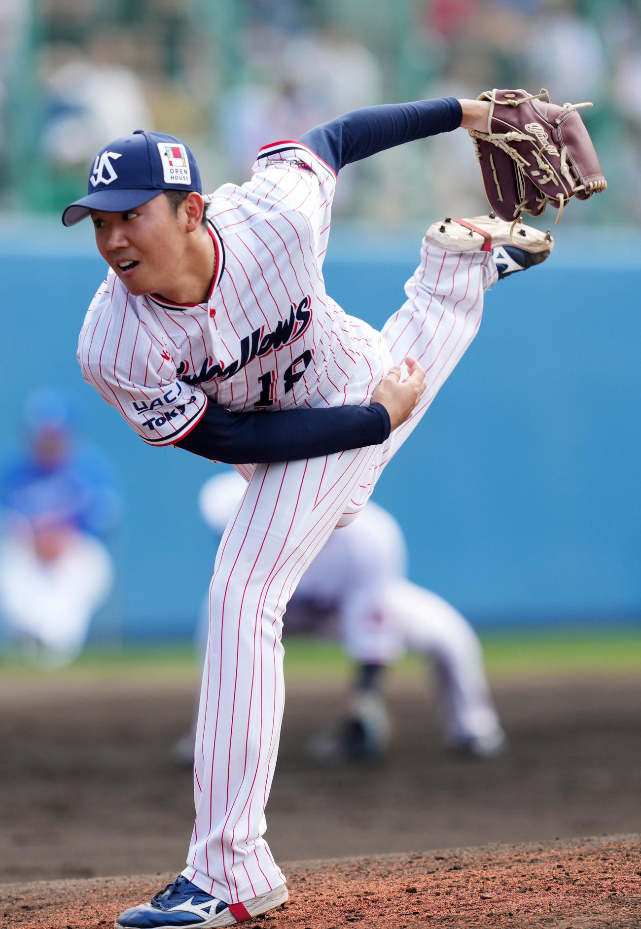 ヤクルト奥川恭伸（2024年2月18日撮影）