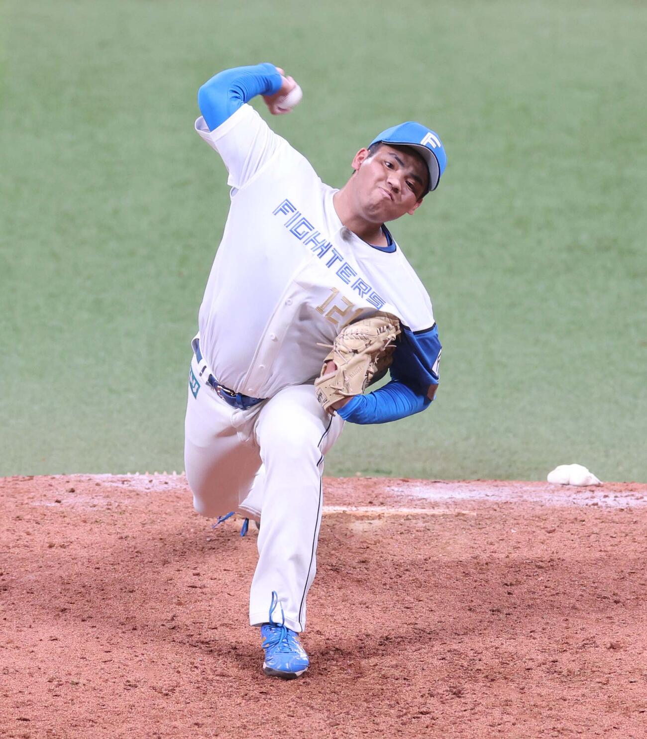 日本ハム川勝空人（2025年8月撮影）