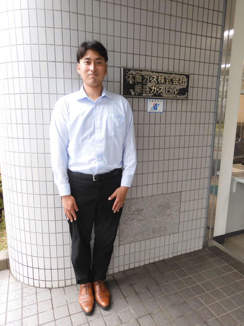 現在、大阪ガスで働いている伊藤諒介さん