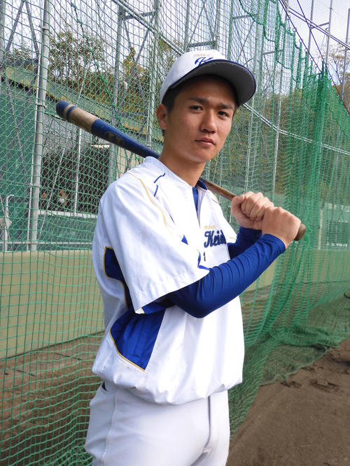 大経大・堤尚虎学生コーチは、父・おかやま山陽堤監督のように、将来は高校野球の指導者を目指す