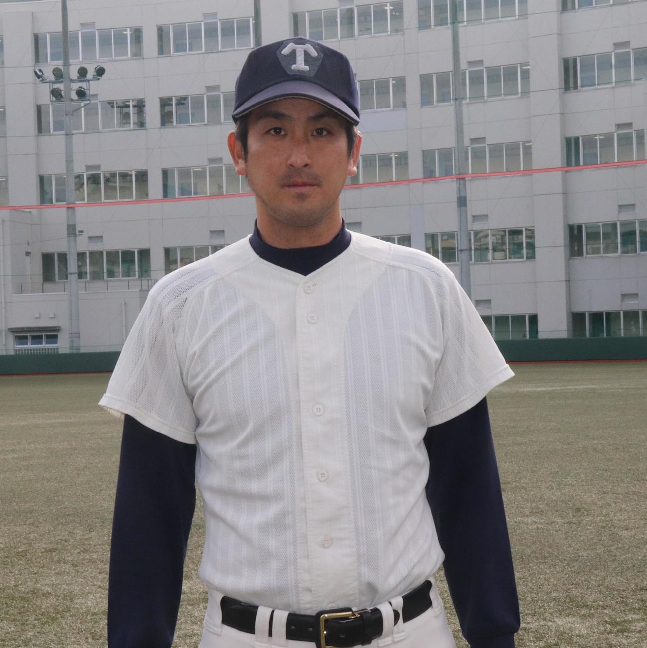 帝京・金田監督（撮影・星夏穂）