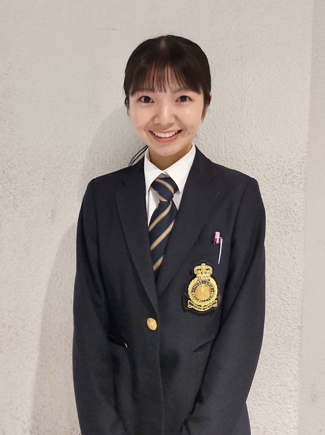 8日に場内アナウンスを担当した法大・上中咲葵マネジャー（撮影・保坂恭子）