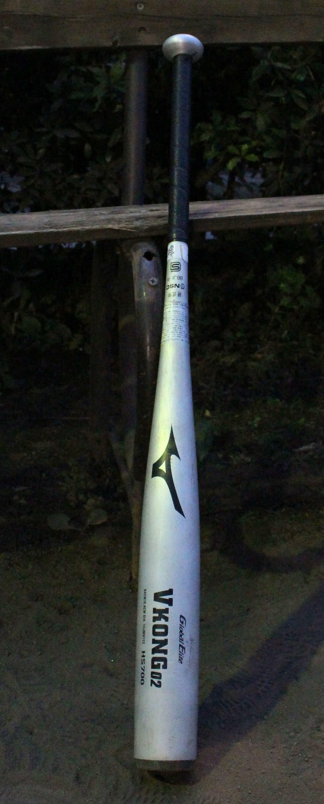 新基準のバット（2023年5月撮影）