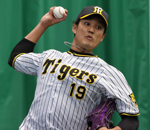 阪神藤浪晋太郎（2022年2月17日撮影）