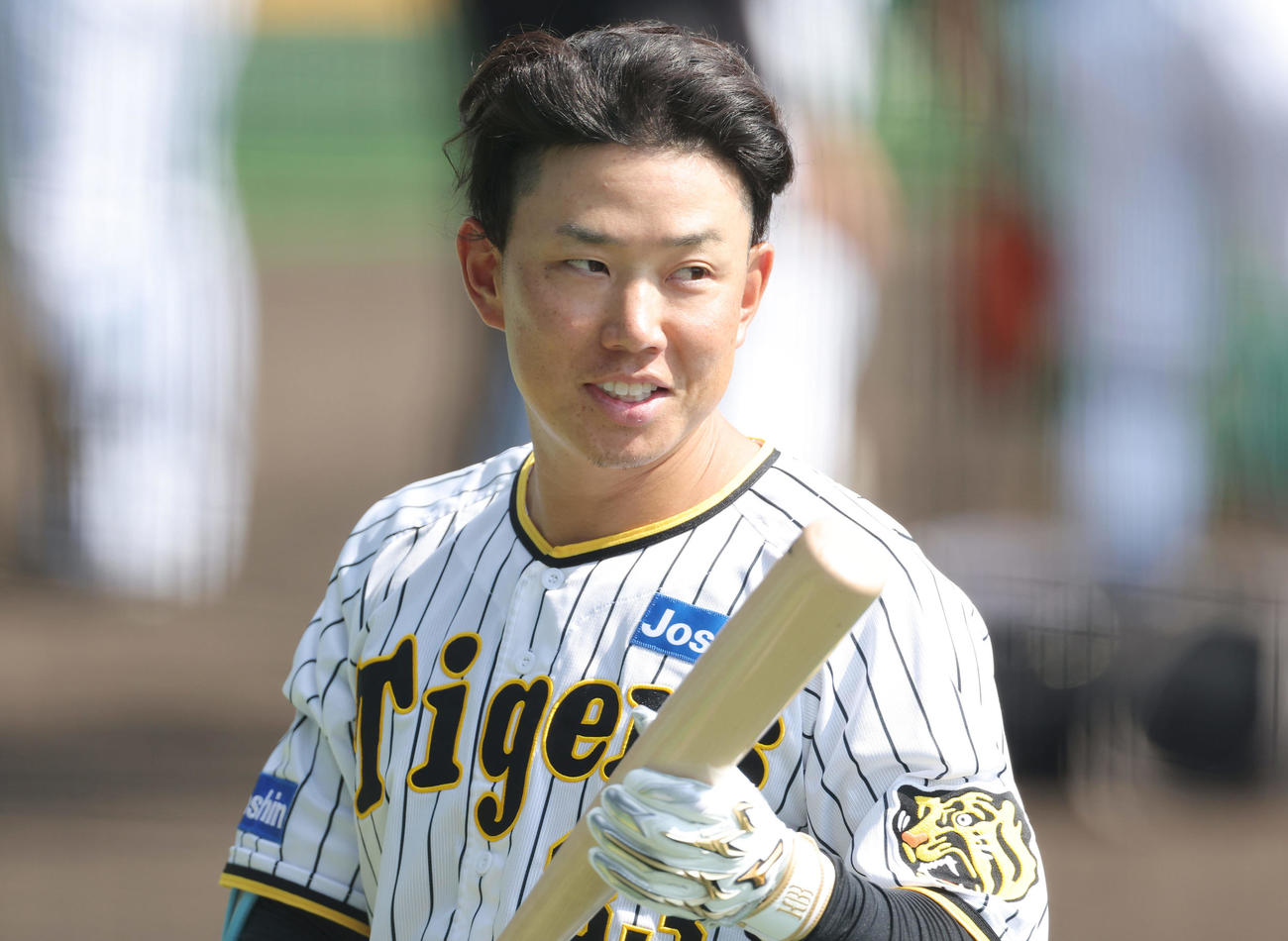 阪神糸原健斗（2023年10月15日撮影）