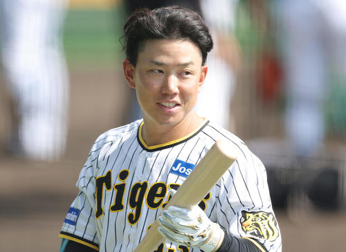 阪神糸原健斗（2023年10月15日撮影）