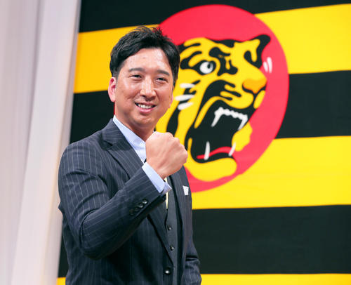 阪神藤川球児新監督（2024年10月15日撮影）