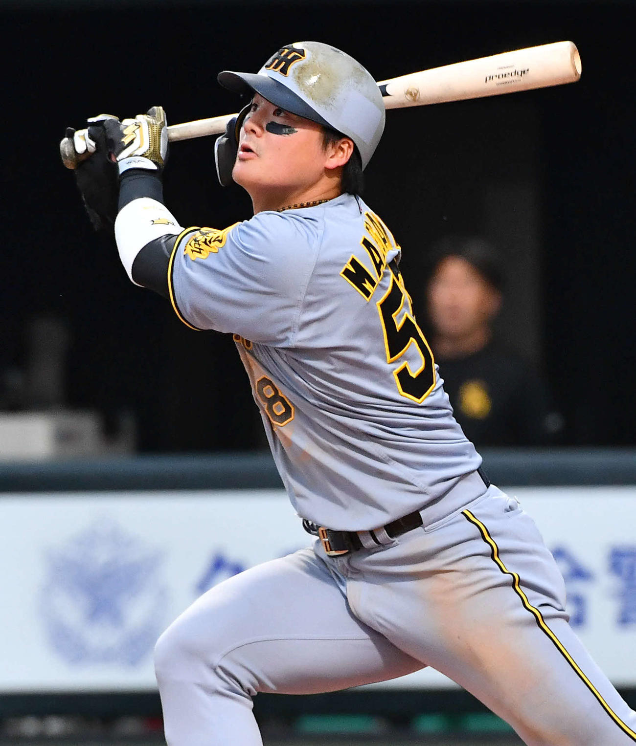 阪神前川右京（2025年6月6日撮影）