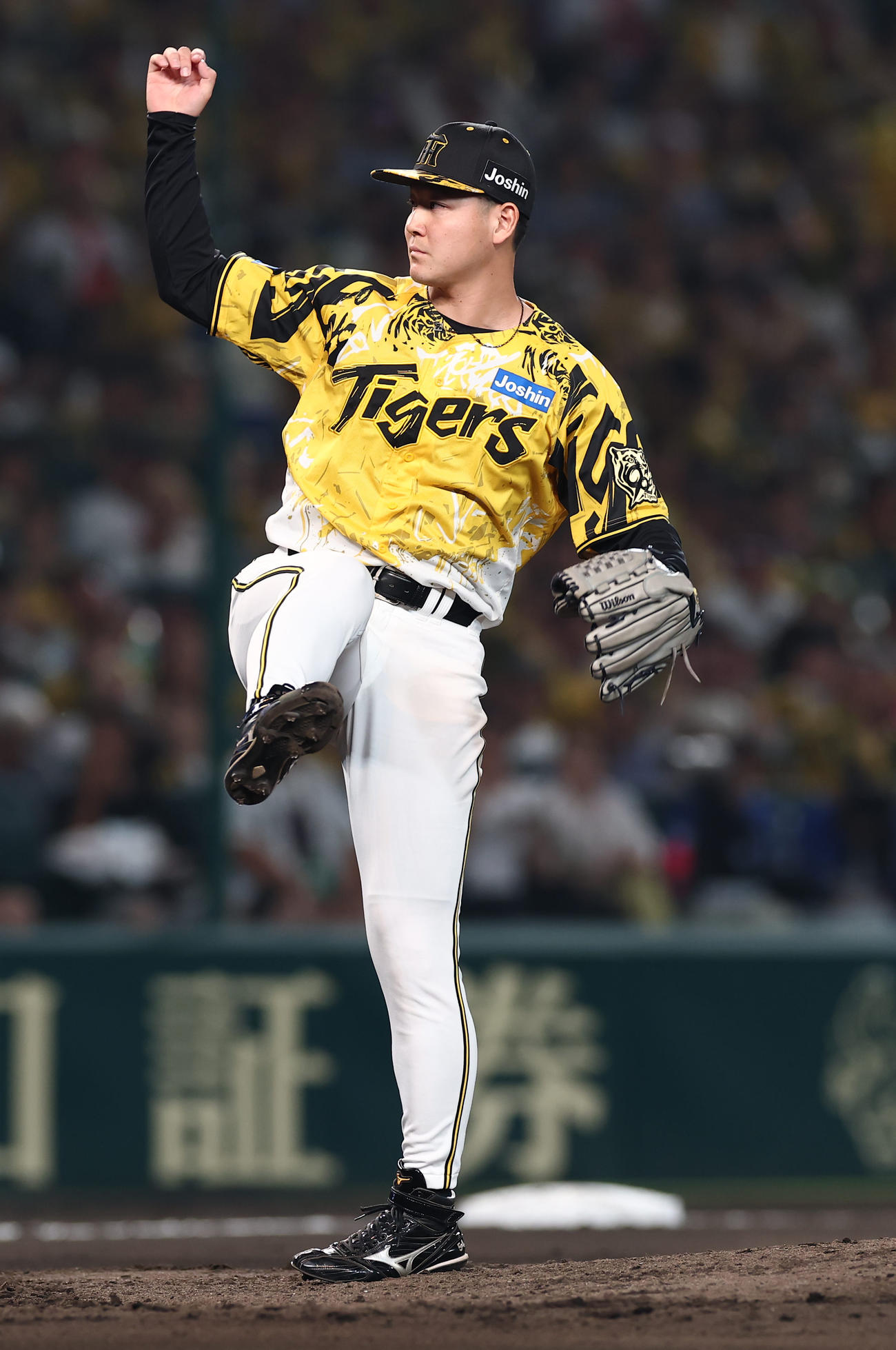 阪神対中日　阪神2番手の木下（撮影・上田博志）