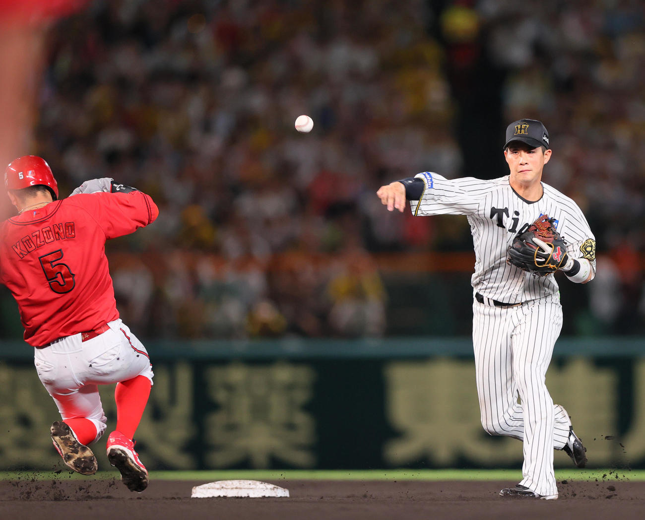 阪神木浪聖也（2025年9月5日撮影）