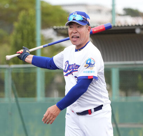 中日井上一樹監督（2026年2月撮影）